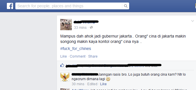 ini orang enak nya diapain ya gan ? ngatain Ras Kaum Indo