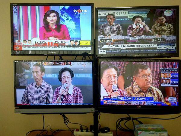 TV OON &amp; Licik TV melakukan Pembodohan Publik &#91; Hasil Quick Count&#93;