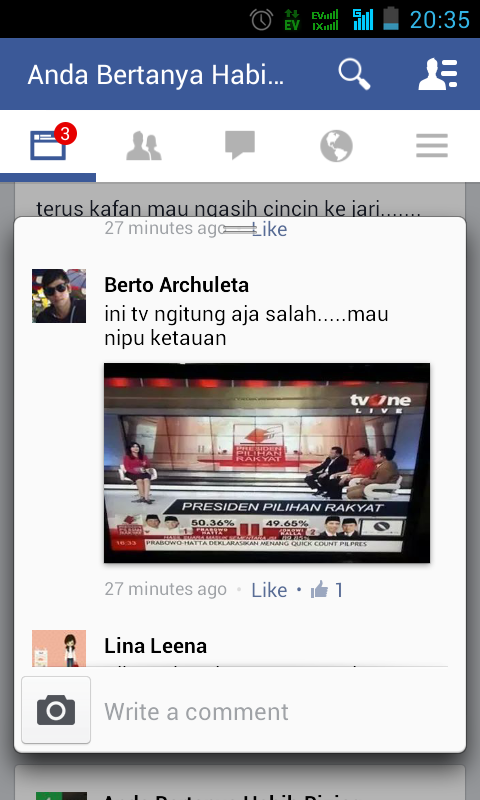 TVone ngajak berantem / mencoba bikin rusuh ya???