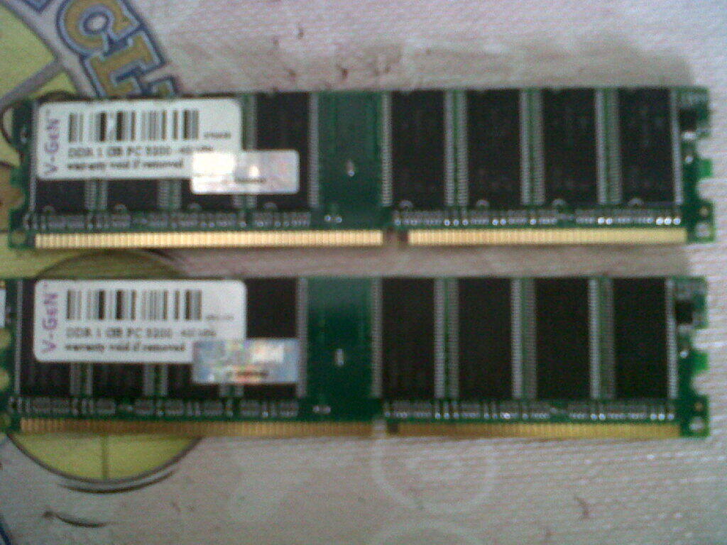 JUAL RAM V-GEN DDR1 2GB(2x1gb)