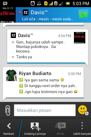 TESTIMONIAL GEMBUL SHOP