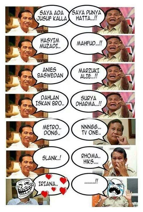Ngakak dulu sebelum nyoblosss ….