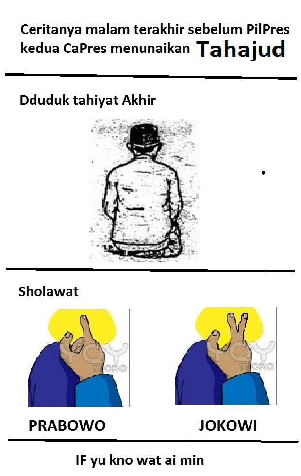 Ngakak dulu sebelum nyoblosss ….