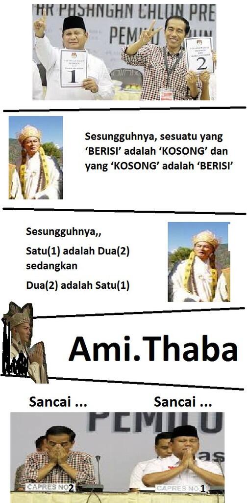 Ngakak dulu sebelum nyoblosss ….