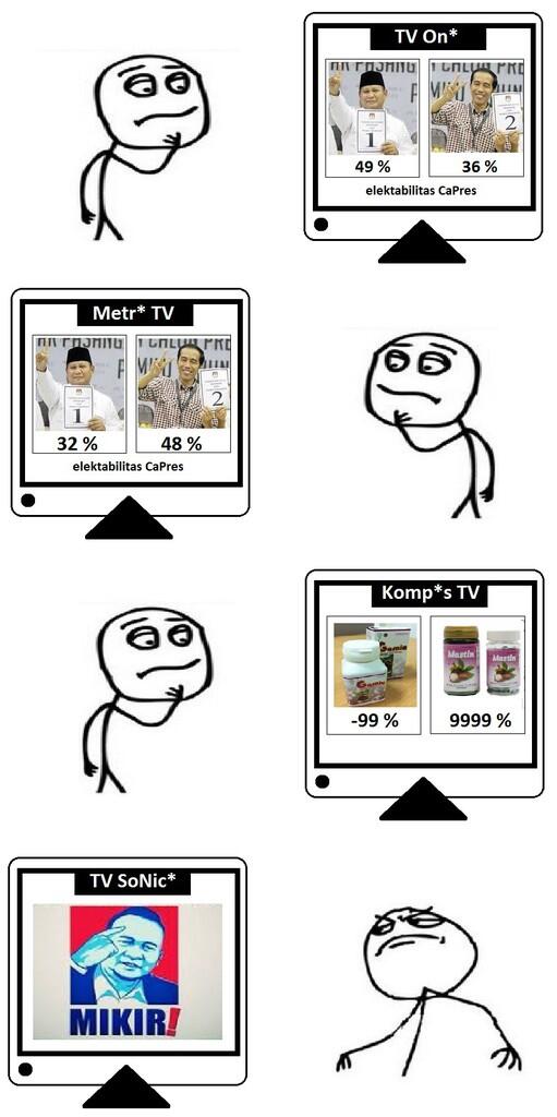 Ngakak dulu sebelum nyoblosss ….