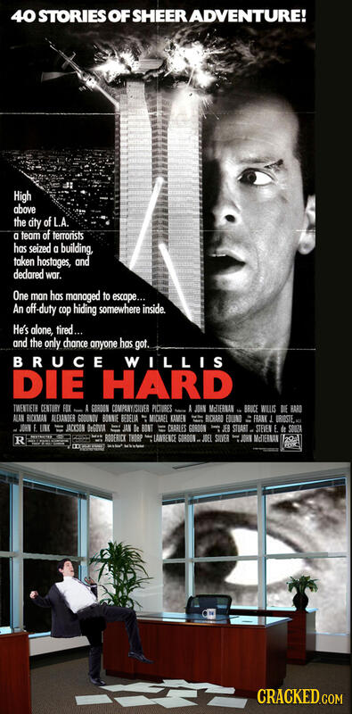 sisi lain dari poster - poster film terkenal
