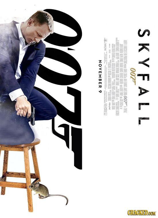 sisi lain dari poster - poster film terkenal