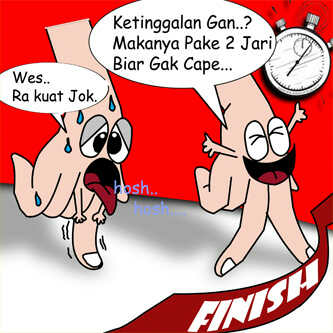 Lomba lari para capres