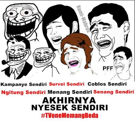 Kumpulan Meme Comic untuk TV yang MEMANG BEDA....