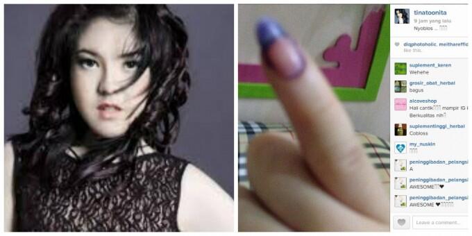 Foto Selfie Artis Saat PilPres 9 Juli 2014