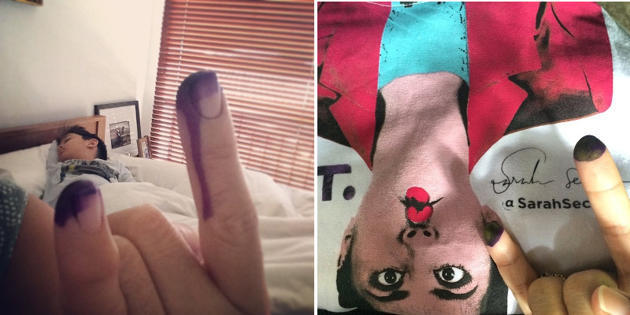 Foto Selfie Artis Saat PilPres 9 Juli 2014