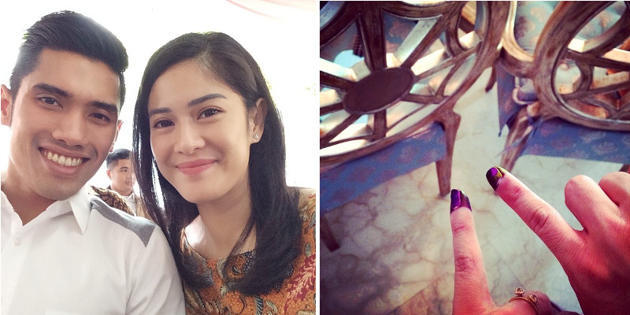 Foto Selfie Artis Saat PilPres 9 Juli 2014