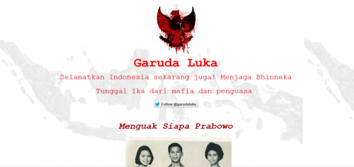 Garuda Pancasila Terluka Serang Prabowo