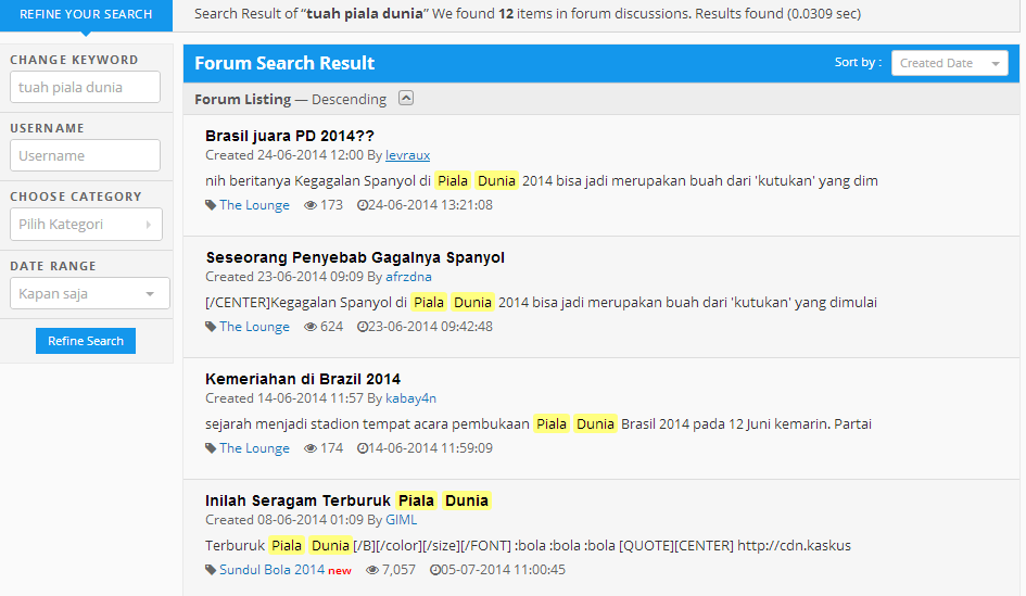 &#91;HOT&#93;TUAH PIALA DUNIA (Road to final Argentina vs German)