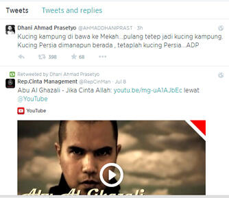 HEBOH!!! AHMAD DANI sebut Mulan "Kucing Kampung"