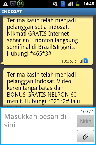 &#91;SHIT&#93; Agan di SMS Operator Berapa Kali Sehari ???