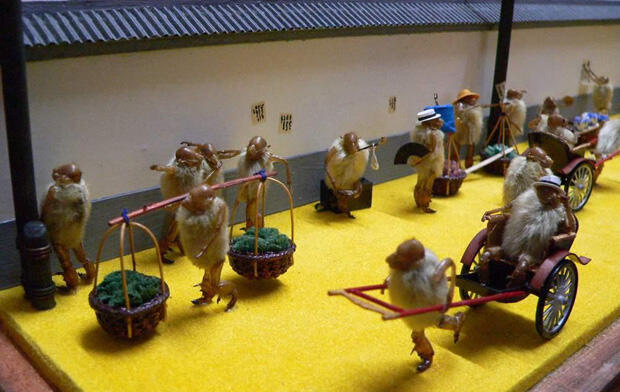 Hairy Monkey (Mao Hou) Kerajinan tangan unik dari China