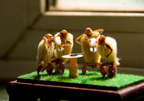 Hairy Monkey (Mao Hou) Kerajinan tangan unik dari China