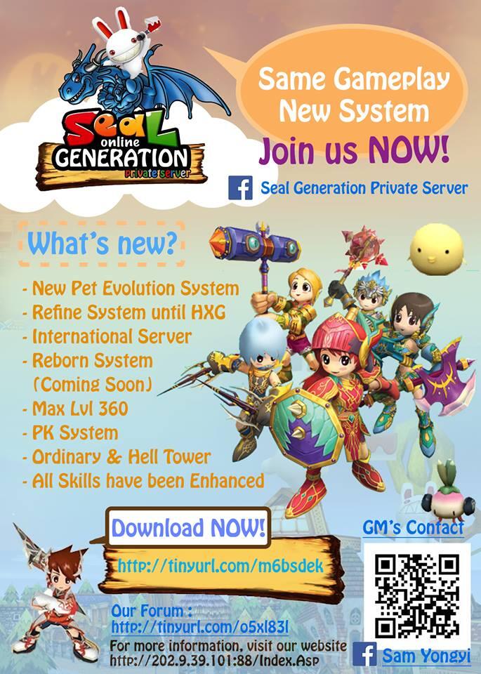 SEAL ONLINE GENERATION PRIVATE SERVER