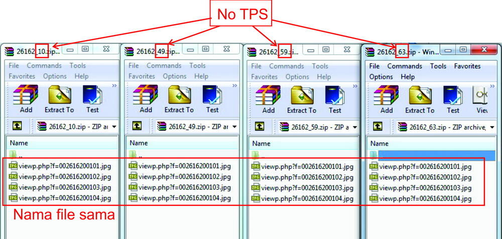 Ada yang aneh di web KPU - Form C1 yang di publish kok dari TPS No.1 semua.....?