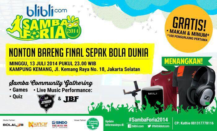 Undangan Nobar Final Piala Dunia Untuk Teman-Teman SR