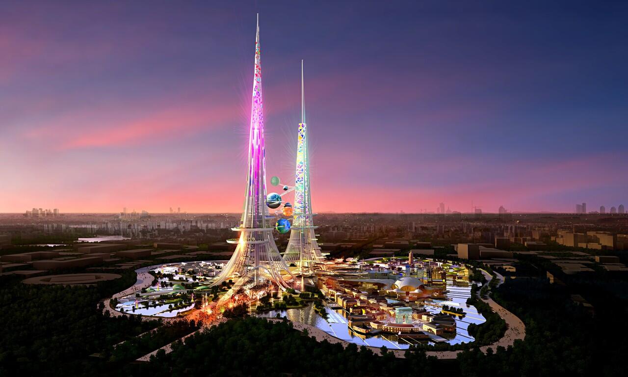 Gambar Phoenix Tower, Kingdom Tower, dan Pertamina Tower