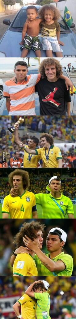 Best Friends: Thiago Silva And David Luiz..!!!