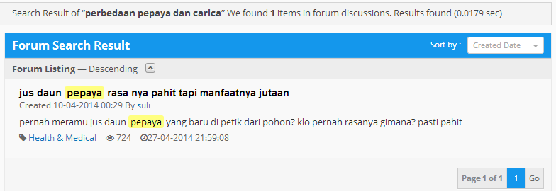 Perbedaan pepaya dan carica