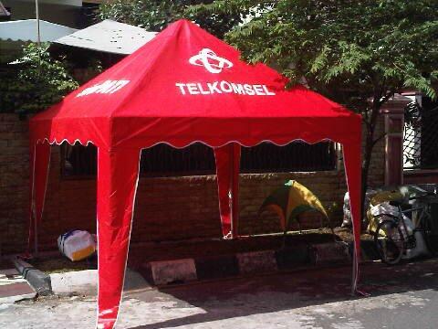 JASA PEMBUATAN TENDA PROMOSI,TENDA KERUCUT PROMOSI DENGAN BRANDING - HARGA MEMUASKAN
