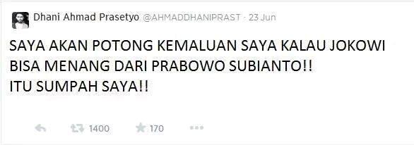 Sumpah ADP saking cintanya sama Prabowo | Mau Ikut gan