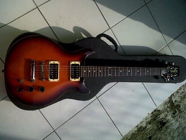 Gitar Hamer korea , pick up seymour duncan Sh-6 mantab gan