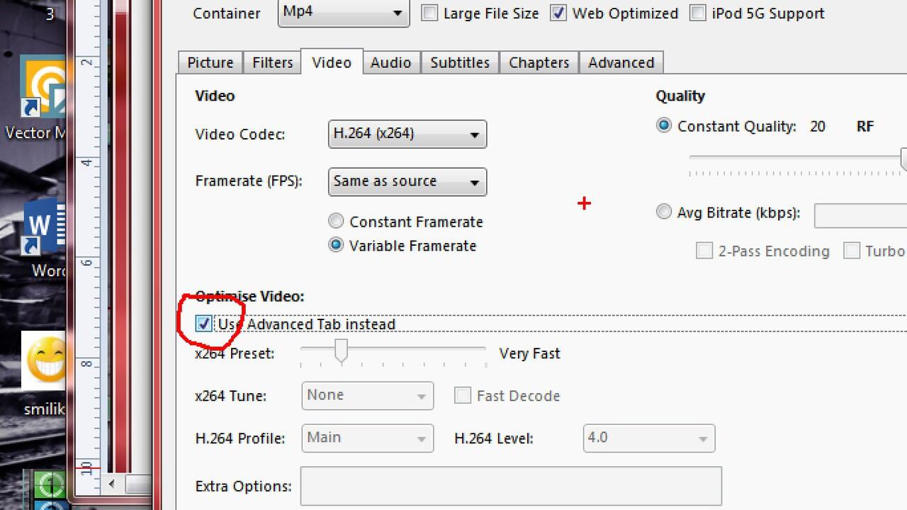 &#91;Handbrake&#93;Menurunkan ukuran video tanpa mengurangi qualitas