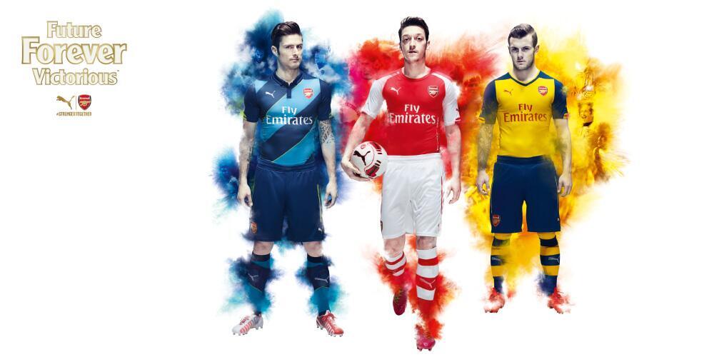 Jersey Arsenal dari musim ke musim 