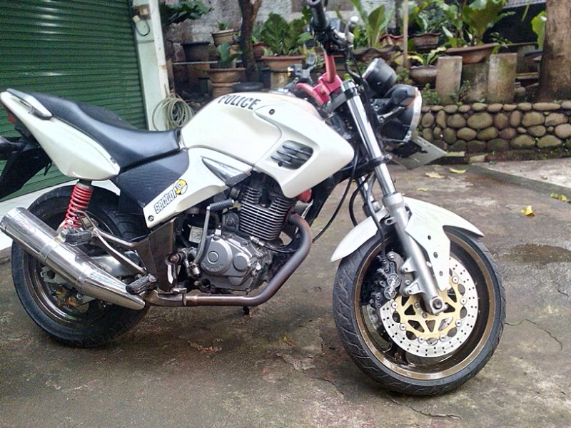 HONDA TIGER FULL MODIF MOGE POLICE