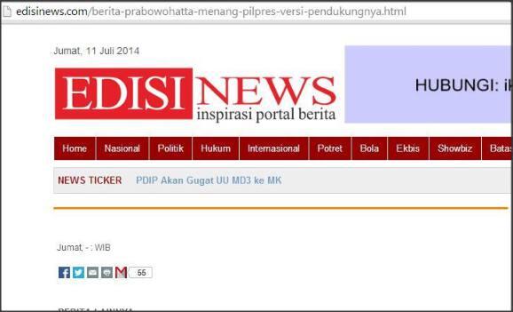 Rekayasa Berita Edisi News Terbongkar Terkait Rekap PKS
