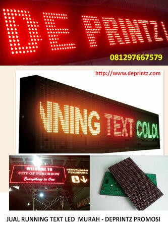 Terjual 081297667579 Jual  Running  Text LED  Display Murah 