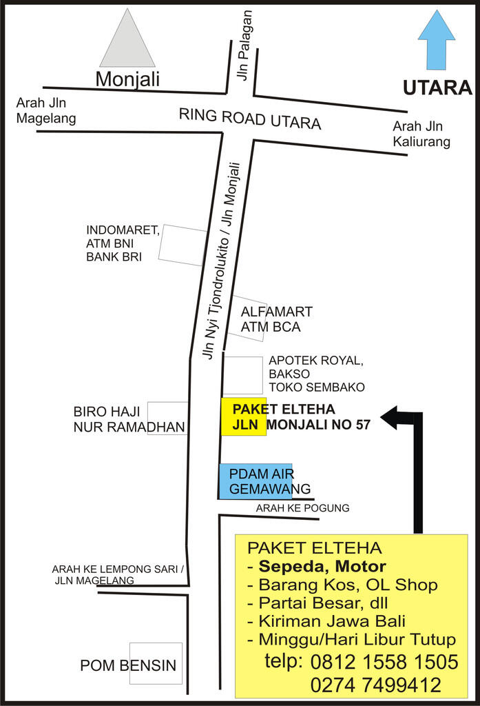 Paket Murah Jalan Monjali atau Palagan Jogja