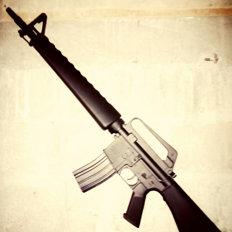 airsoft gun spring M-16 well skala 1:1 upgrade