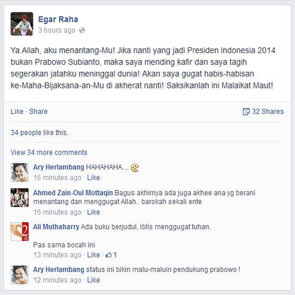 Inilah yg Dikatakan pemilu Lebay !!