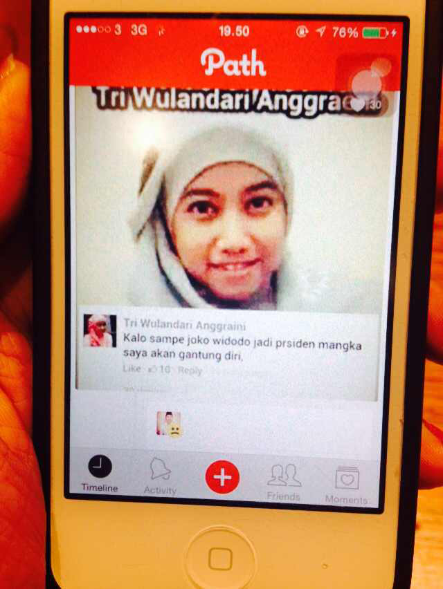 orang cari sensasi di path!
