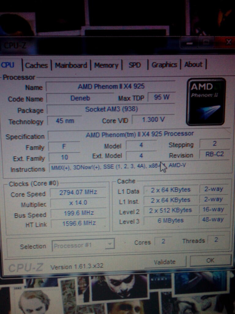 &#91;HELP&#93; Phenom x4 925 2core 2thread