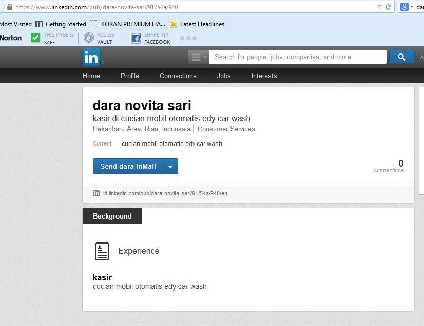 Ada yang kenal DARA NOVITA SARI ?? Jalan Riau No.81D Pku - Riau
