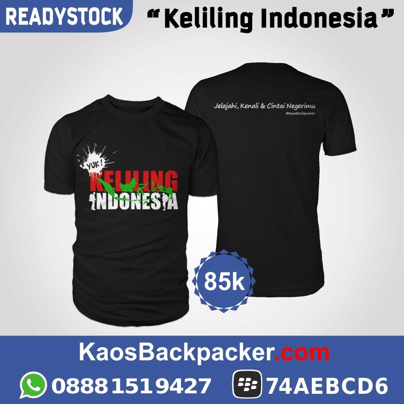 Kaos Backpacker / Travelling | Fresh & New Design