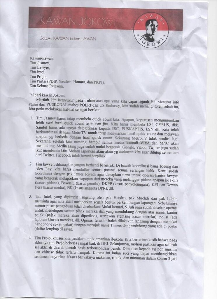 &#91;HOT&#93; Surat dari HENDROPRIYONO !