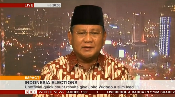 Wawancara BBC dengan Prabowo.. Monggo Disimak 