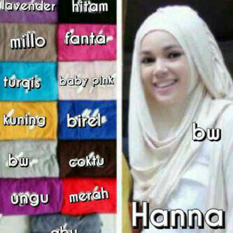 Jilbab Hanna Harga Pabrik