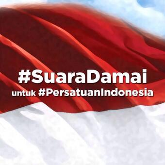 Suara Damai "mari berpelukan dan bergandeng tangan"