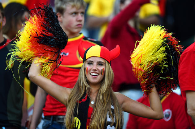 Foto-foto Suporter Belgia yang Kini Jadi Model