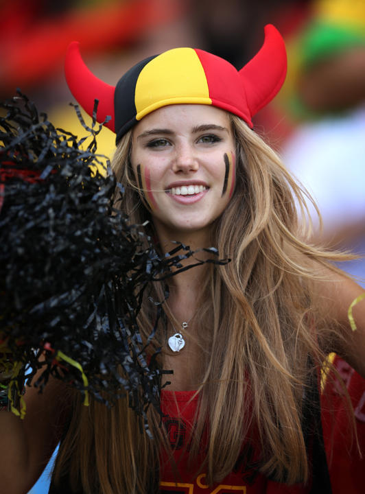 Foto-foto Suporter Belgia yang Kini Jadi Model