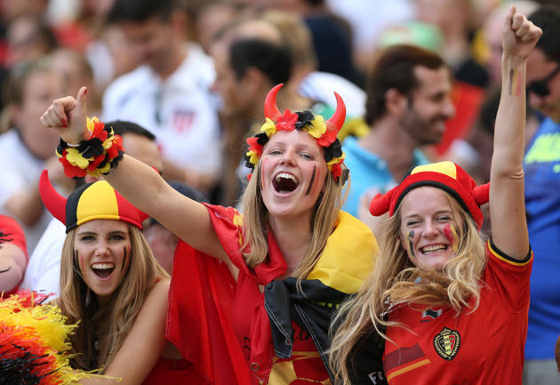 Foto-foto Suporter Belgia yang Kini Jadi Model